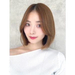 【La fith】カーテンバング×切りっぱなしボブ
