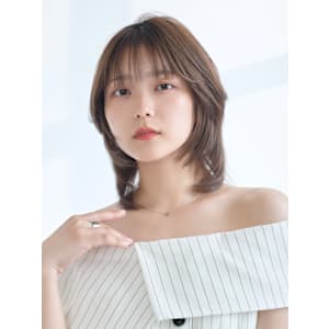 【La fith】ウルフ×顔周りレイヤー×シースルーバング