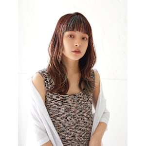 【La fith】マロンベージュ×前髪インナーカラー