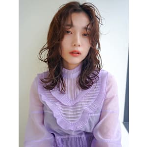 【La fith】 ピンクブラウン×くびれミディ×プリカール - La fith hair coco 博多店【ラフィス ヘアー ココ ハカタテン】掲載中