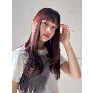 【La fith】エアリーロング×サラ艶×マロンブラウン