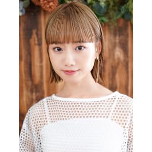 【La fith】切りっぱなしボブ×ケアブリーチ