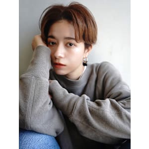 【La fith】 センターパート×ショートマッシュ