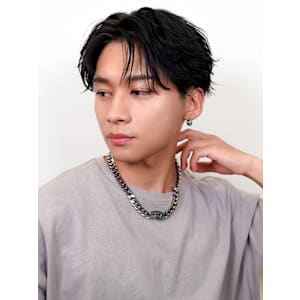 【La fith】メンズカット×センターパート