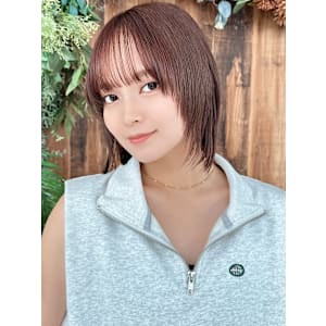 【La fith】ショートボブ×顔周りレイヤー×ブリーチなし