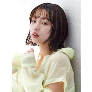 【La fith】切りっぱなしボブ×インナーカラー