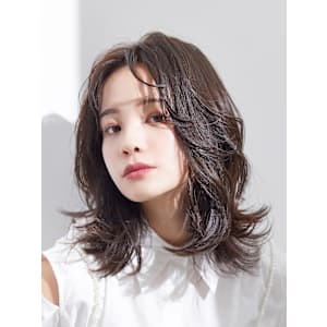 【La fith】暗髪カラー×ダブルレイヤー巻き - La fith hair santie 広島駅前店【ラフィス ヘアー サンティエ ヒロシマエキマエテン】掲載中
