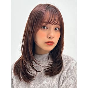 【La fith】カシスブラウン×レイヤーカット - La fith hair santie 広島駅前店【ラフィス ヘアー サンティエ ヒロシマエキマエテン】掲載中