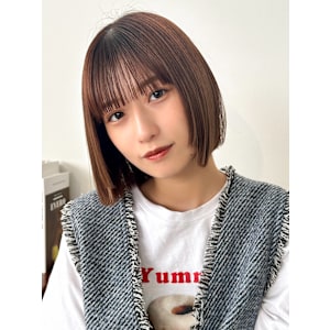【La fith】ぱつっとボブ×ニュアンスカラー - La fith hair santie 広島駅前店【ラフィス ヘアー サンティエ ヒロシマエキマエテン】掲載中