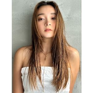 【La fith】キャラメルベージュ×かき上げバング - La fith hair santie 広島駅前店【ラフィス ヘアー サンティエ ヒロシマエキマエテン】掲載中