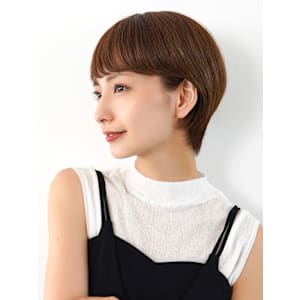 【La fith】丸みショート×ナチュラルブラウン - La fith hair santie 広島駅前店【ラフィス ヘアー サンティエ ヒロシマエキマエテン】掲載中