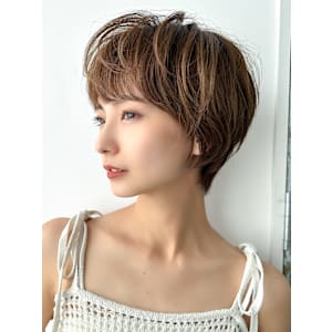 【La fith】マッシュショート×ハイライト - La fith hair santie 広島駅前店【ラフィス ヘアー サンティエ ヒロシマエキマエテン】掲載中