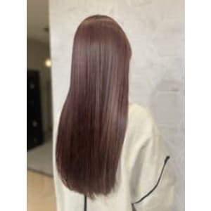 （竹内）ピンクブラウンカラー