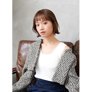 【La fith】ぱつっとボブ×オン眉 - La fith hair santie 広島駅前店【ラフィス ヘアー サンティエ ヒロシマエキマエテン】掲載中