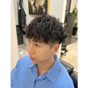 緩め波巻パーマ