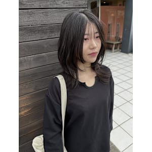 セミロングレイヤースタイル - hair lounge ungu【ヘアーラウンジアングゥ】掲載中