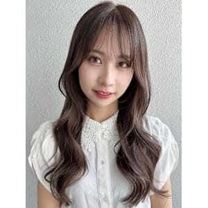 チョコレートブラウン/ココアグレージュ/シャギーカット