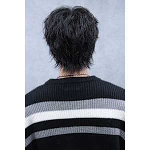 波巻きシースルーマッシュウルフ