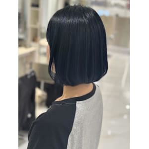 ボブ×ブルーブラック