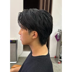 ナチュラルショートセンターパート