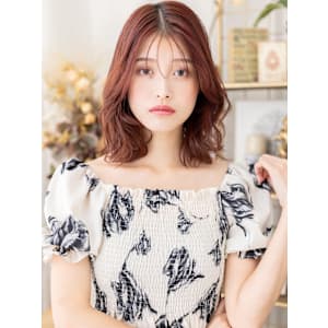 大人美人ひし形ミディアム艶感バーガンディ　ココアグレージュ