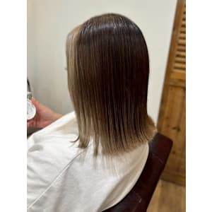 フェイスフレーミング ブリーチカラー ハイトーン 髪質改善