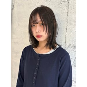 【YOKE】レイヤーボブオリーブブラウン顔周り前髪 - YOKE【ヨーク】掲載中