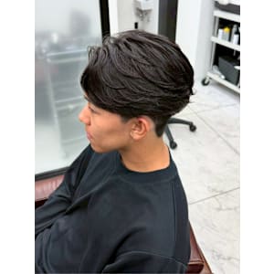 ニュアンスパーマ　ナチュラルパーマ　黒髪　ビジネス - MEN'S SALON SOLEIL by alfRed【メンズサロンソレイユ バイアルフレッド】掲載中