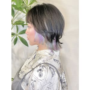 シャボン玉カラーウルフ【飯田淳平】Re:ta Hair - Re:ta Hair【リタヘア】掲載中