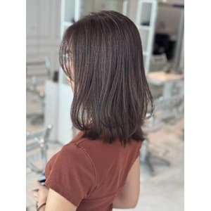 レイヤー×ピンクグレージュ