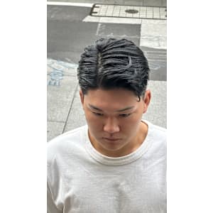 ビジネスショート　七三　フェード