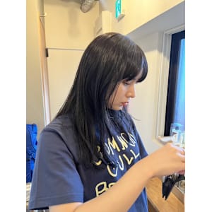 地毛風カラー髪質改善