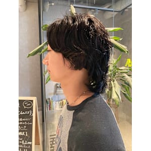 メンズウルフビッグパーマ【Lolonois中津】