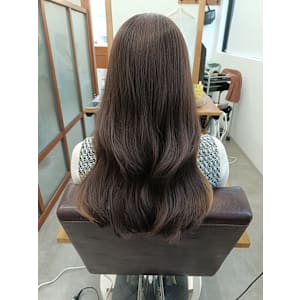 髪質改善×艶ベージュ×ロング