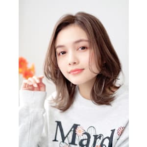 Savian Hair garelly×外はねミディスタイル