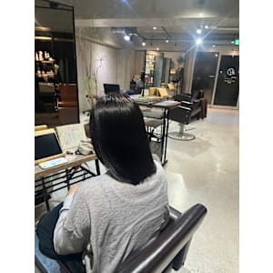 髪質改善×ストレート×カット【AInoa Hanare】