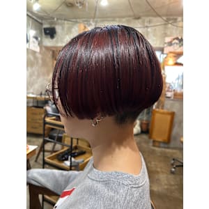 コンパクトショートボブ×ブラックアンブレラ - enne  hair&organic【エンネ ヘアーアンドオーガニック】掲載中