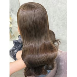 ミディアム/暗めカラー/デザインカラー/フェイスフレーミング