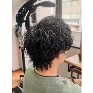 無造作ウェーブマッシュ