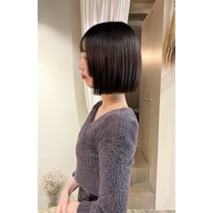 ミニボブ　前髪カット/顔周り - mallow*花屋併設の美容院*【マロウ】掲載中