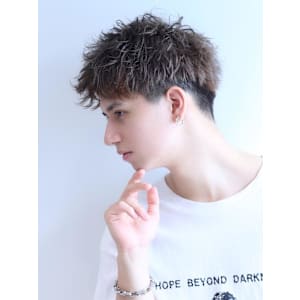 2wayグレージュショート