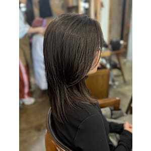 チャコールブラウンミディ - enne  hair&organic【エンネ ヘアーアンドオーガニック】掲載中