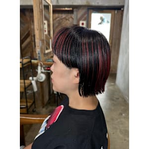 ブラックハイライトボブ - enne  hair&organic【エンネ ヘアーアンドオーガニック】掲載中