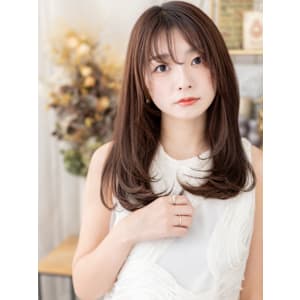 ココアグレージュうざバングロングレイヤー　チャコールグレー - COVER HAIR bliss【カバーヘア ブリス】戸田公園/戸田公園西口店【カバーヘアブリス トダコウエン トダコウエンニシグチテン】掲載中