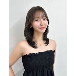 似合わせ/レイヤー/顔周り/髪質改善/韓国風/ミディアムレイ