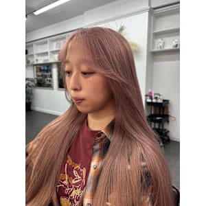 くすみピンクカラー/ピンクベージュ/ミルクティーベージュ