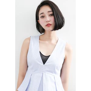 【Elsa元町_三宮】クラシカルボブ×インナーカラー