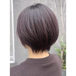 ショート　ツヤ感グレープパープルカラー - MANOHARU【マノハル】掲載中