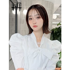 【Elsa元町/三宮】切りっぱなしボブ/外ハネ