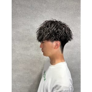 渋谷駅/学割U24/メンズサロン/フェザーパーマ